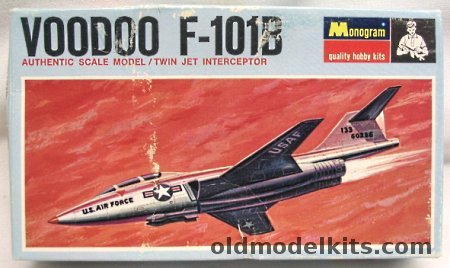 Monogram 1/109 F-101B Voodoo - Blue Box Issue, PA164-70 plastic model kit